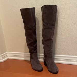 Vince Camuto, dark gray suede over the Knee-High Women's Boots